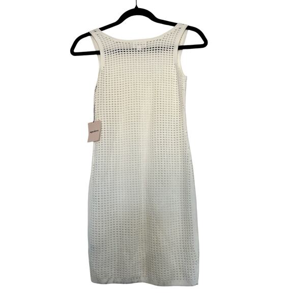 Superdown Crochet‎ Talulah Mini Tank Dress Size XS White Beach Swim Cover Up - Picture 2 of 8